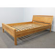 Modernes LINO Bett Classic Massivholz Wildeiche 180 x 200 cm