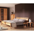Modernes LINO Bett Classic Massivholz Wildeiche 200 x 200 cm