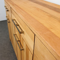 Modernes Holz Sideboard mit Schubladen Eiche