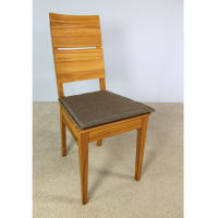 Braungraues Sitzkissen für Stuhl LINO