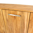 LINO Sideboard Massivholz mit 3 Türen 180 cm Eiche
