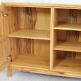 LINO Sideboard Massivholz mit 3 Türen 180 cm Wildeiche
