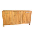 LINO Sideboard Massivholz mit 3 Türen 180 cm Wildeiche