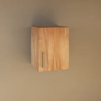 Massivholz Küchenmodul Hängeschrank, Türanschlag rechts - 40 cm Kernbuche