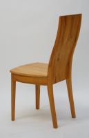 Stuhl mit Holzsitz und Holzrücken Kernbuche