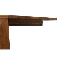 Sitzgruppe LINO Kernbuche, mit Ansteckplatten, 6 Stühle - 140x80 cm