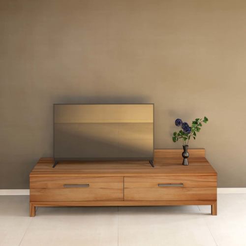 Modernes TV-Lowboard mit Schublade und Klappe - Tiefe 60,4 cm